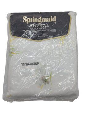 Springmaid Fresh Daisy Double Fitted Sheet New